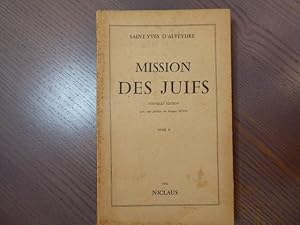 Bild des Verkufers fr MISSION DES JUIFS. Tome 2. zum Verkauf von Tir  Part