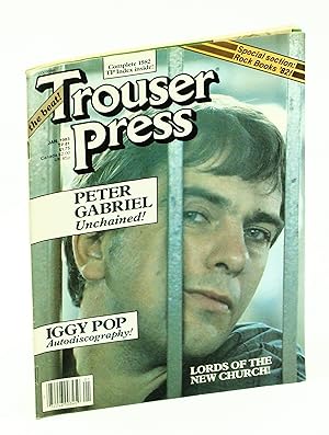 Imagen del vendedor de Trouser Press Magazine, January [Jan.] 1983, Volume Nine, Number Eleven: Peter Gabriel Cover Photo a la venta por RareNonFiction, IOBA
