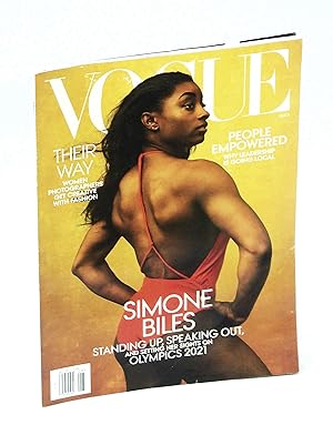 Imagen del vendedor de Vogue Magazine (U.S.) August 2020 - Simone Biles Cover Photo a la venta por RareNonFiction, IOBA