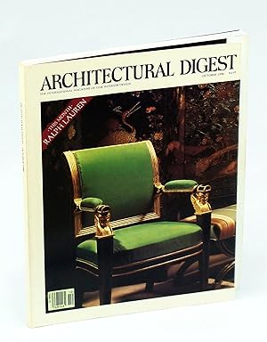 Seller image for Architectural Digest, October [Oct.] 1986 - Ralph Lauren for sale by RareNonFiction, IOBA