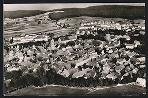 Bild des Verkufers fr Ansichtskarte Ebern / Ufr., Luftaufnahme des Ortes zum Verkauf von Bartko-Reher
