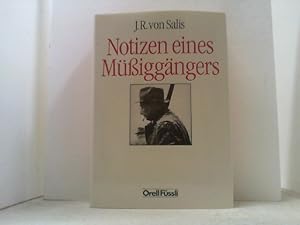 Seller image for Notizen eines Mssiggngers. for sale by Antiquariat Uwe Berg