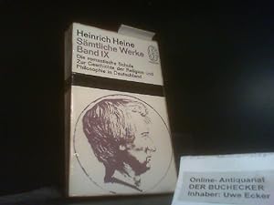 Heinrich Heine - Sämtliche Werke. Band IX. (Nr.1017. 1018)
