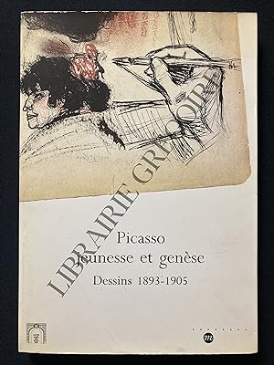 PICASSO JEUNESSE ET GENESE DESSINS 1893-1905-CATALOGUE PARIS MUSEE PICASSO 17 SEPTERMBRE-25 NOVEM...