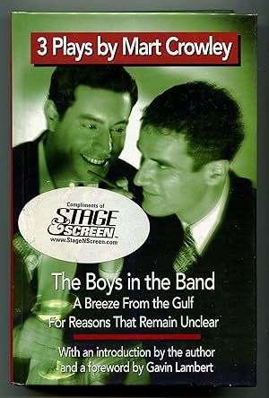 Seller image for 3 Plays by Mart Crowley: The Boys in the Band, A Breeze From the Gulf, For Reasons That Remain Unclear for sale by Between the Covers-Rare Books, Inc. ABAA