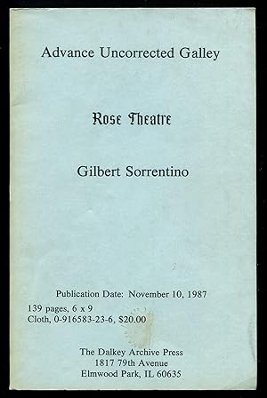 Immagine del venditore per Rose Theatre venduto da Between the Covers-Rare Books, Inc. ABAA