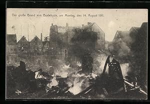 Ansichtskarte Buxtehude, Grosser Brand der Stadt am 14.8.1911