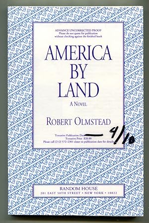 Bild des Verkufers fr America By Land zum Verkauf von Between the Covers-Rare Books, Inc. ABAA