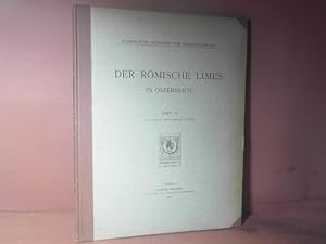 Bild des Verkufers fr Der rmische Limes in sterreich, Heft 4. (= Kaiserliche Akademie der Wissenschaften). zum Verkauf von Antiquariat Deinbacher