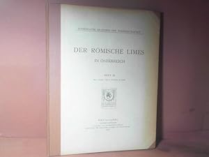 Bild des Verkufers fr Der rmische Limes in sterreich, Heft 9. (= Kaiserliche Akademie der Wissenschaften). zum Verkauf von Antiquariat Deinbacher