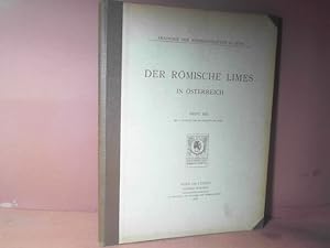 Seller image for Der rmische Limes in sterreich, Heft 13. (= Kaiserliche Akademie der Wissenschaften). for sale by Antiquariat Deinbacher