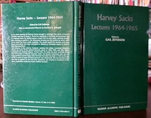 Image du vendeur pour Harvey Sacks Lectures 1964?1965 mis en vente par Gargoyle Books, IOBA