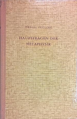 Image du vendeur pour Hauptfragen der Metaphysik: Einfhrung in das philosophische Leben. mis en vente par books4less (Versandantiquariat Petra Gros GmbH & Co. KG)