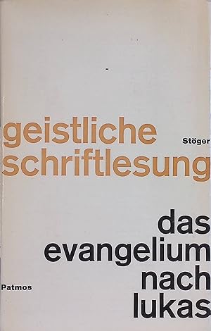 Seller image for Das Evangelium nach Lukas, Teil 2. Geistliche Schriftenlesung for sale by books4less (Versandantiquariat Petra Gros GmbH & Co. KG)