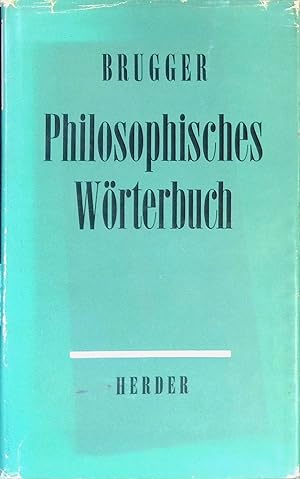Image du vendeur pour Philosophisches Wrterbuch. Mensch, Welt, Gott ; Erg. Bd. mis en vente par books4less (Versandantiquariat Petra Gros GmbH & Co. KG)