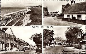 Seller image for Ansichtskarte / Postkarte New Milton Hampshire England, Barton-on-Sea, Station Road for sale by akpool GmbH