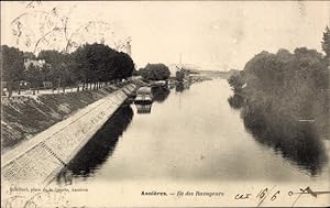 Ansichtskarte / Postkarte Asnières-sur-Seine Hauts-de-Seine, Insel der Schädlinge