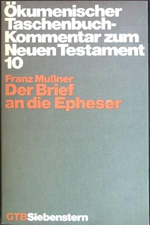 Bild des Verkufers fr Der Brief an die Epheser. (Nr. 509) TK ; 10 zum Verkauf von books4less (Versandantiquariat Petra Gros GmbH & Co. KG)