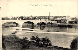 Ansichtskarte / Postkarte Valence Drôme, le Nouveau Pont