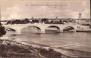 Ansichtskarte / Postkarte Valence Drôme, vue generale prise des Granges