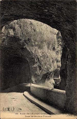 Ansichtskarte / Postkarte Grands-Goulers Drôme, sous les derniers Tunnels