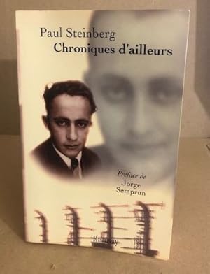 Imagen del vendedor de Chroniques d'ailleurs: Rcit a la venta por librairie philippe arnaiz