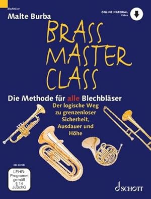 Bild des Verkufers fr Brass Master Class : Die Methode fr alle Blechblser - Der logische Weg zu grenzenloser Sicherheit, Ausdauer und Hhe, Mit Online-Material zum Verkauf von AHA-BUCH GmbH