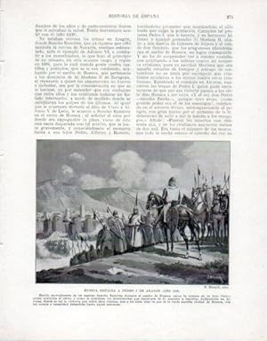 Bild des Verkufers fr LAMINA V33535: Huesca rendida a Pedro I de Aragon por F. Blanch zum Verkauf von EL BOLETIN