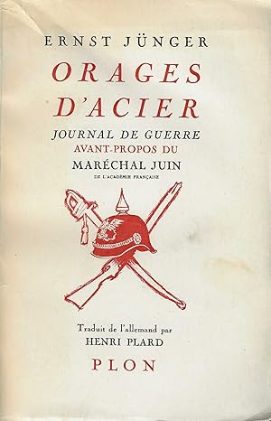 Image du vendeur pour ORGES D'ACIER- JOURNAL DE GUERRE mis en vente par Librairie l'Aspidistra