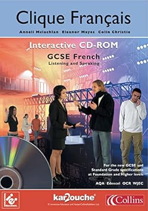 Imagen del vendedor de Clique Franais Interactive CD-Rom: with teachers notes a la venta por WeBuyBooks 2