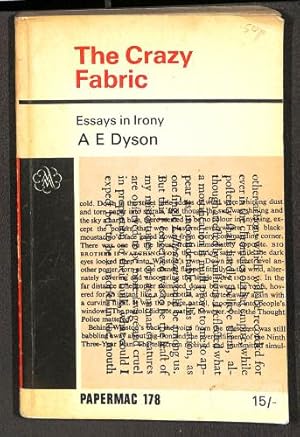 Bild des Verkufers fr The crazy fabric: Essays in irony (Papermacs) zum Verkauf von WeBuyBooks
