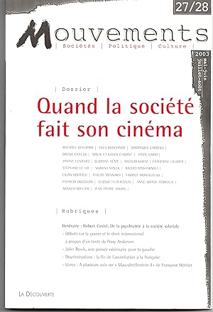 Revue Mouvements N° 27-28. Quand la société fait son cinéma