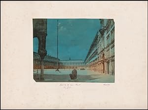 Seller image for Piazza di San Marco di notte. Markusplatz bei Nacht. for sale by Michael Meyer-Pomplun
