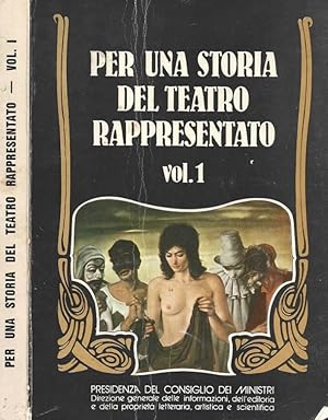 Seller image for Per una storia del teatro rappresentato. Volume primo for sale by Biblioteca di Babele