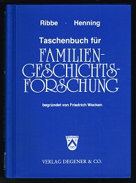 Bild des Verkufers fr Taschenbuch fr Familiengeschichtsforschung [begrndet von Friedrich Wecken]. - zum Verkauf von Libresso Antiquariat, Jens Hagedorn