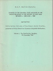 Sources in the general State Archives in The Hague relating to the history of East Asia between c...