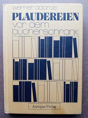 Seller image for Plaudereien vor dem Bcherschrank - Vier Abende fr Bcherfreunde mit acht Illustrationen for sale by Versandantiquariat Jena