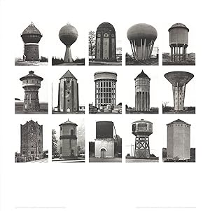 Bild des Verkufers fr BERNHARD AND HILLA BECHER Water Towers (no text), 2005 zum Verkauf von Art Wise