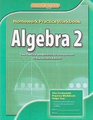 Bild des Verkufers fr Algebra 2 Homework Practice Workbook zum Verkauf von moluna