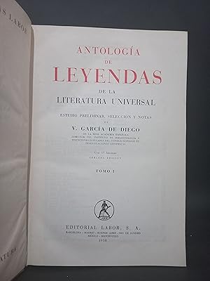 Imagen del vendedor de Antologa de Leyendas de la literatura Universal a la venta por Libros de Ultramar Alicante