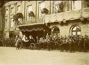 Immagine del venditore per Spain Madrid President Fallieres ariving at the Palace Old Photo 1910 venduto da Bits of Our Past Ltd