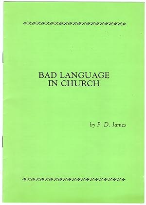Bad Language in Church