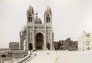 Seller image for France Marseille Cathedral Cath drale Sainte-Marie-Majeure Photo Jusniaux 1895 for sale by Bits of Our Past Ltd
