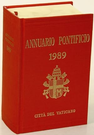 Bild des Verkufers fr Annuario Pontificio per l' anno 1989. zum Verkauf von Antiquariat Gallus / Dr. P. Adelsberger