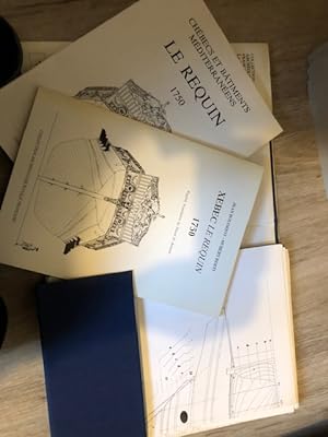 Seller image for Chebec de 24 canons Le Requin 1750 du Constructeur Majorquin (Joseph Caubet) & Xebecs and Other Meiterranean Vessels Le Requin 1750 (Hardback with two books and separate plans) for sale by WORLD WAR BOOKS