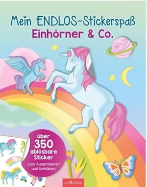 Bild des Verkufers fr Mein Endlos-Stickerspa Einhrner & Co. : ber 350 ablsbare Sticker. Stickerbuch zum Verkauf von Smartbuy
