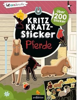 Bild des Verkufers fr Kritzkratz-Sticker Pferde : ber 200 Sticker. Stickerbuch zum Verkauf von Smartbuy