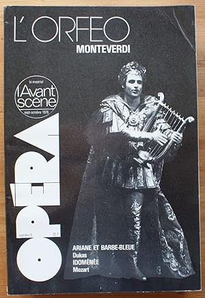 Seller image for L'Avant-Scne Opra - Numro 5 de septembre-octobre 1976 - L'Orfeo de Monteverdi for sale by Aberbroc
