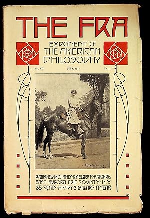 Seller image for The FRA: Exponent of the American Philosophy. Vol. VII July, 1911. No. 4 for sale by The Kelmscott Bookshop, ABAA