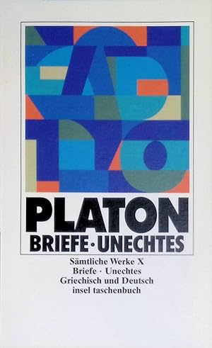 Bild des Verkufers fr Briefe. Unechtes. Smtliche Werke; Teil: 10. Griechisch und deutsch. Insel-Taschenbuch ; (Nr 1410) Alkibiades. - 2 [u.a.]. zum Verkauf von books4less (Versandantiquariat Petra Gros GmbH & Co. KG)